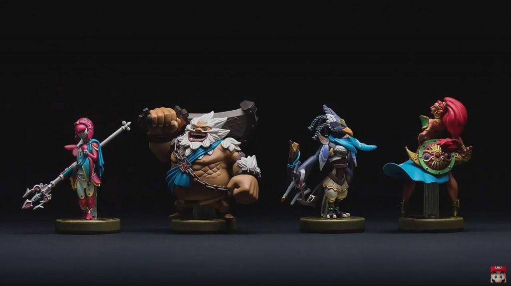 Los amiibos de los campeones traerán cascos a Breath of the Wild