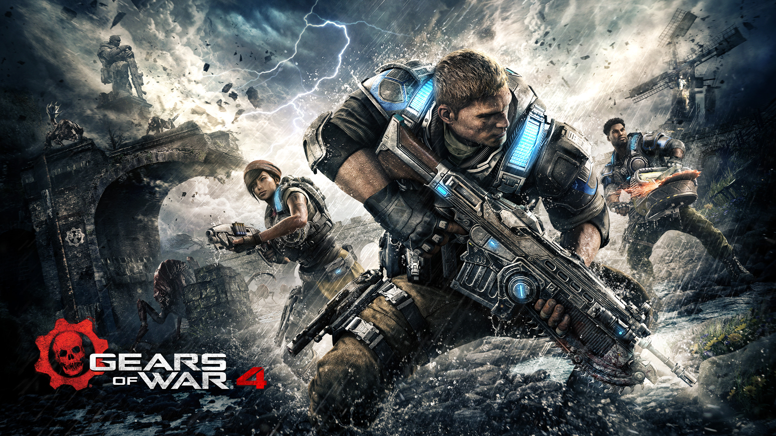Gears of War 4 luce espectacular en Xbox One X