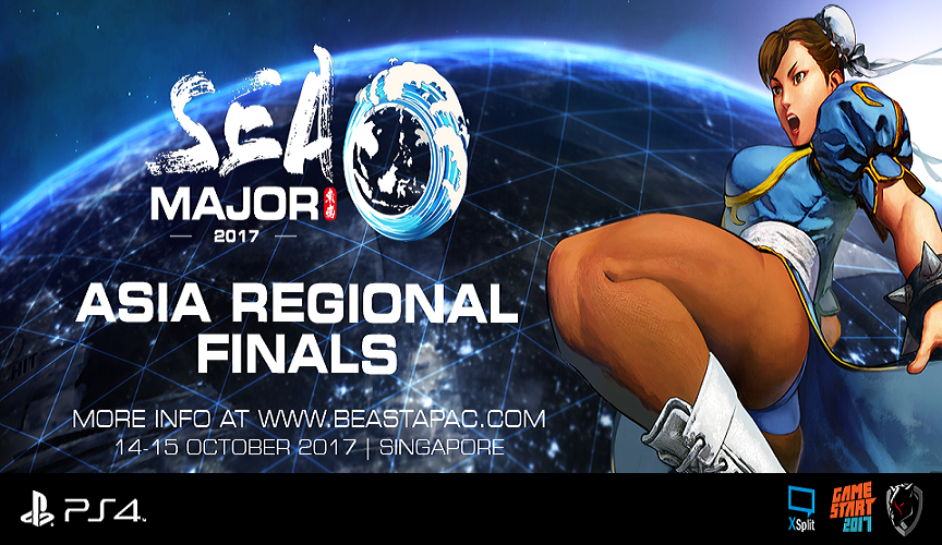 Acción en la Capcom Pro Tour  en el SEA MAJOR SINGAPORE 2017