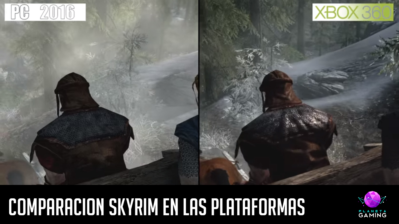 Comparan Graficos de The Elder Scrolls V Skyrim