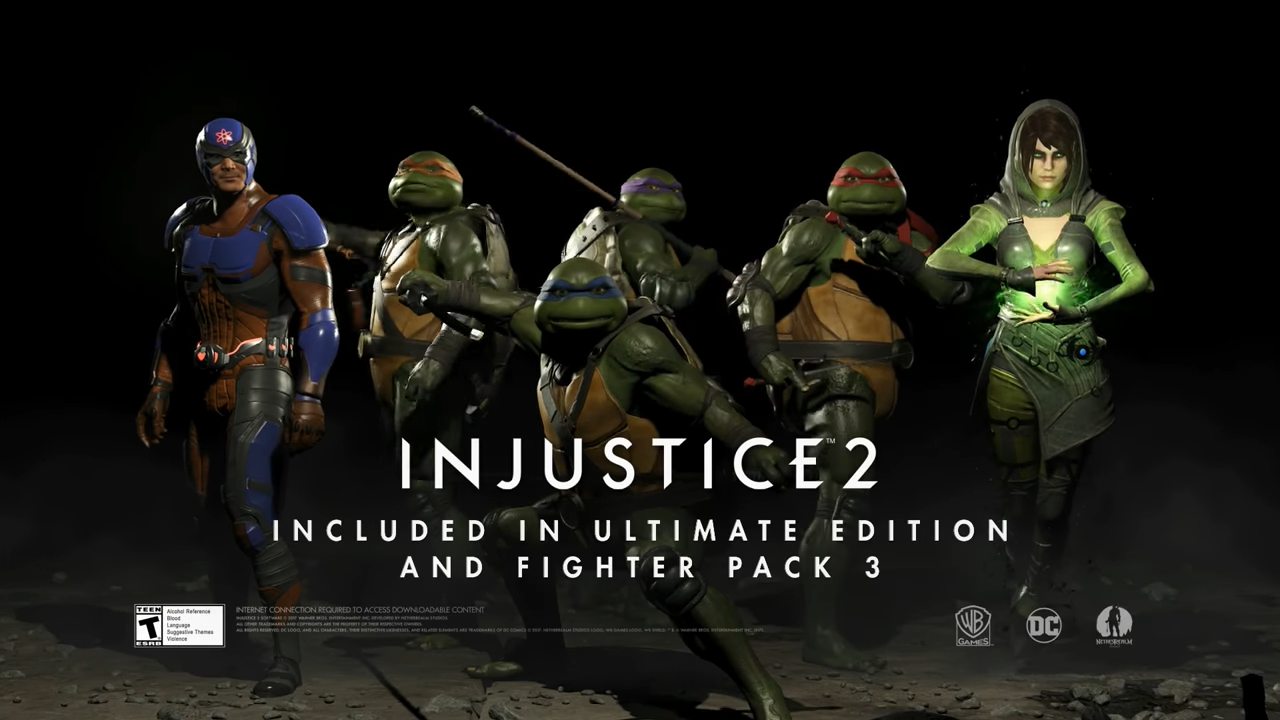 ¡Cowabunga! El sorpresivo fighter pack 3 de Injustice 2