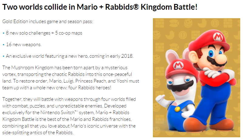 Se filtra DLC de MARIO + RABBIDS KINGDOM BATTLE