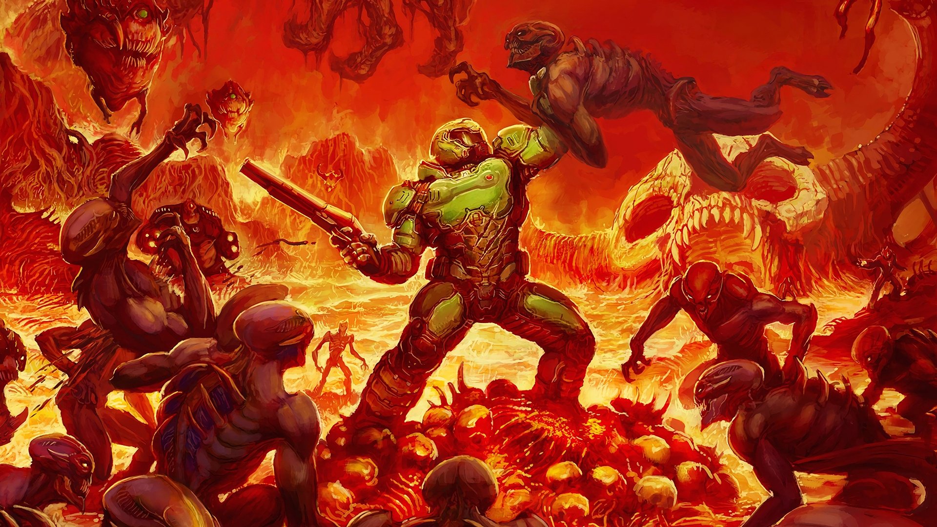Mucha acción en el trailer de lanzamiento de Doom para Nintendo Switch