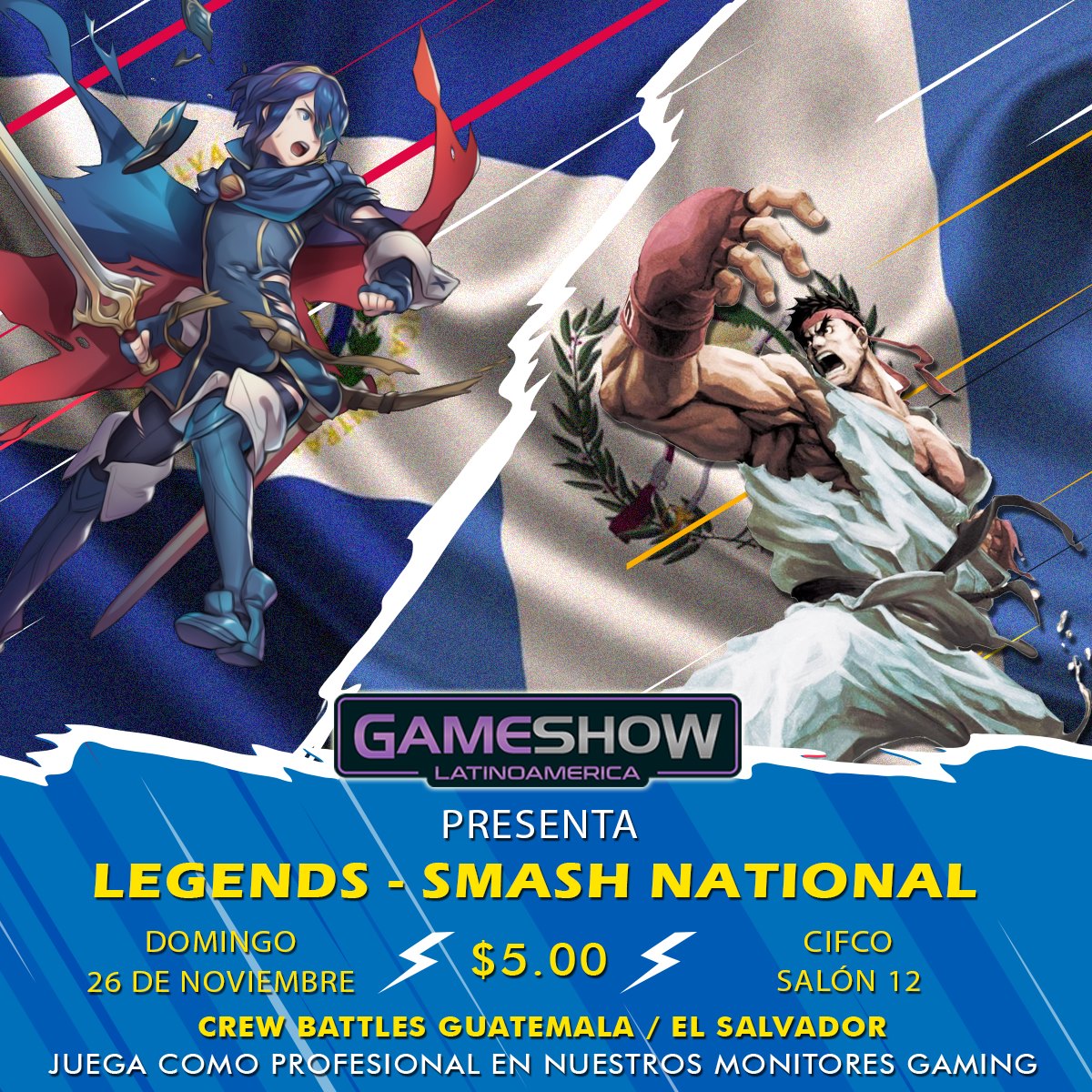 ¡Conoce a los mejores jugadores de Smash 4 en Centroamérica!