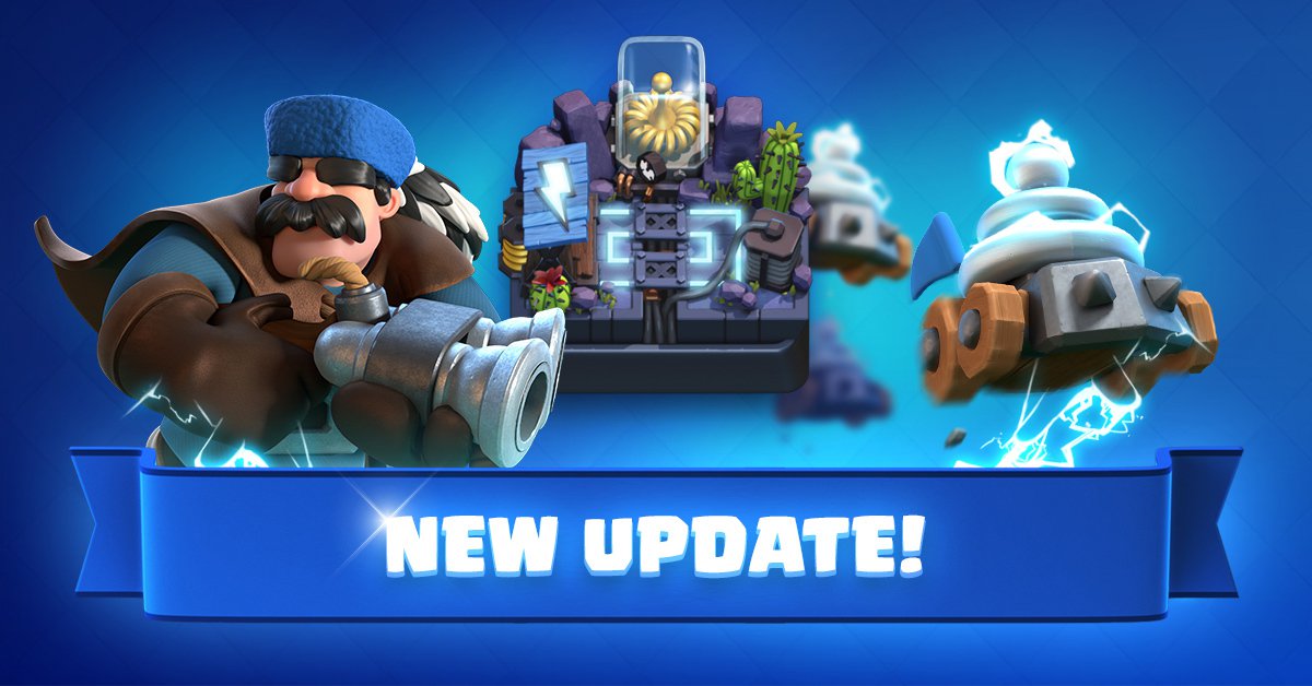 Nueva arena y dos cartas en la actualización de Clash Royale