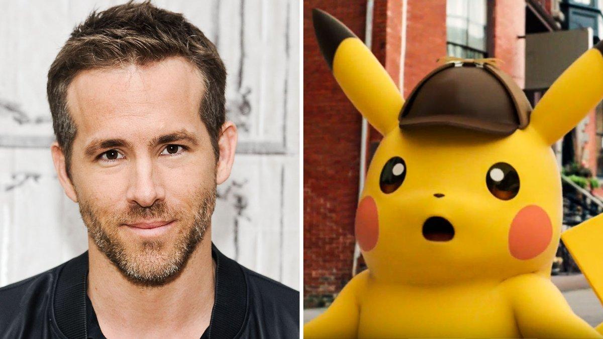Ryan Reynolds en la película de Detective Pikachu