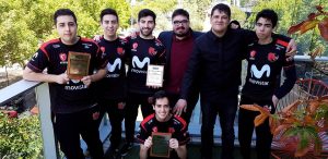 Foto de KLG como Mejor Equipo 2017, Jugador Revelación y Mejor Jugador