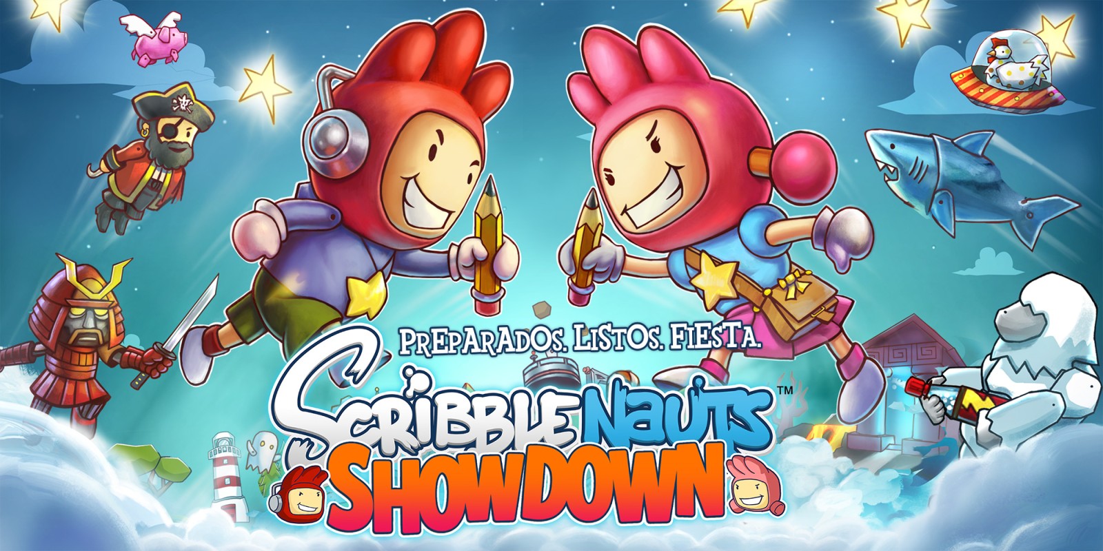 Batallas de palabras llegan a Nintendo Switch con Scribblenauts Showdown