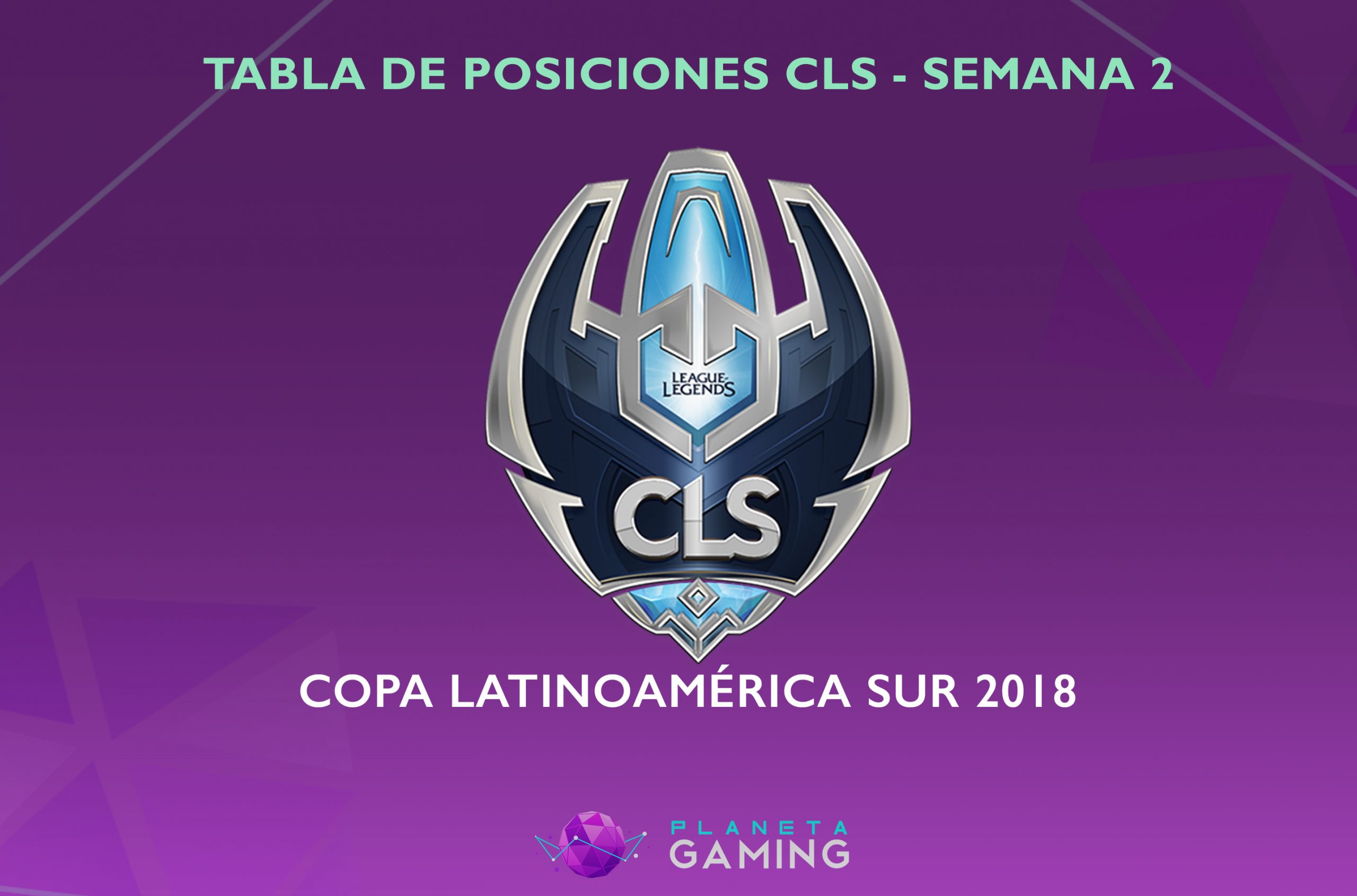 Furious sigue a la cabeza peleando con Rebirth e Isurus – CLS 2018 Tabla de Posiciones Semana 2