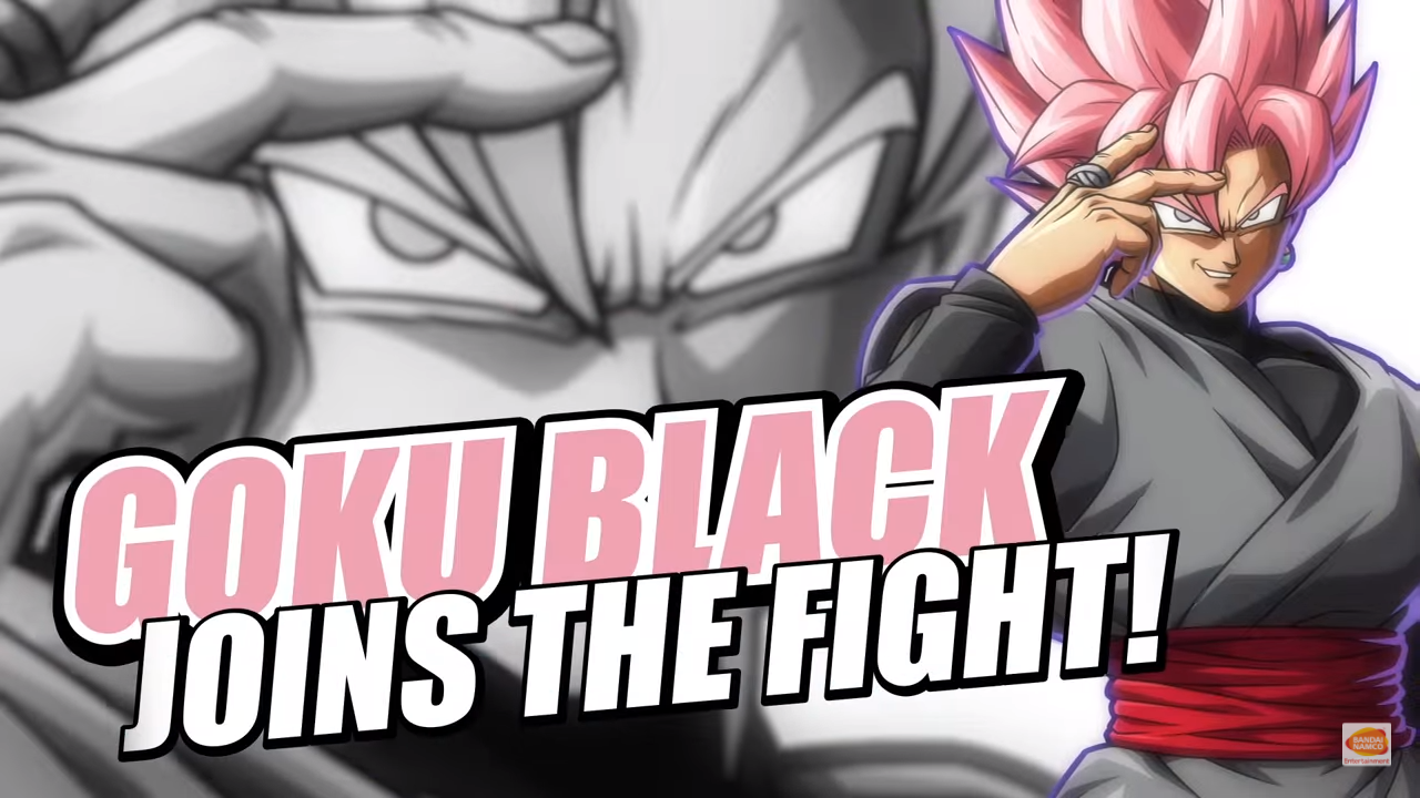 Goku Black demostrando su poder en Dragon Ball FighterZ