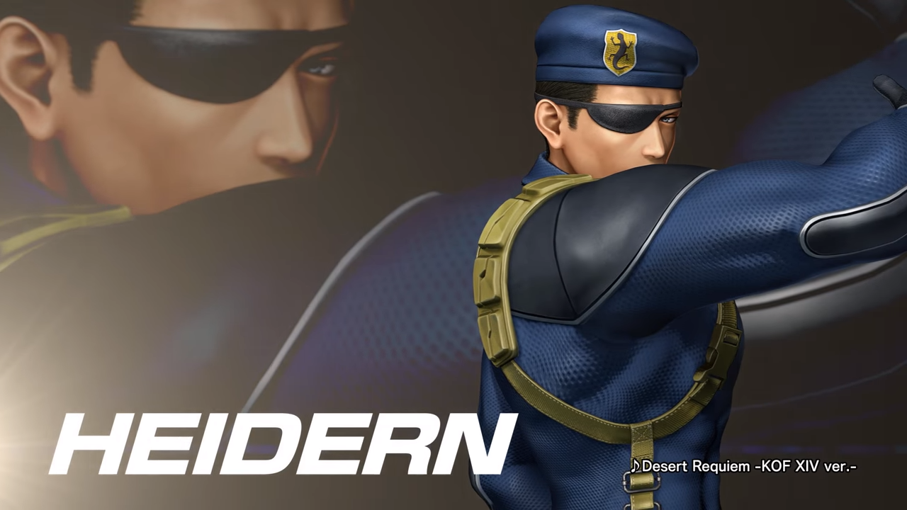 Y el próximo DLC de KOF XIV será… Heidern.