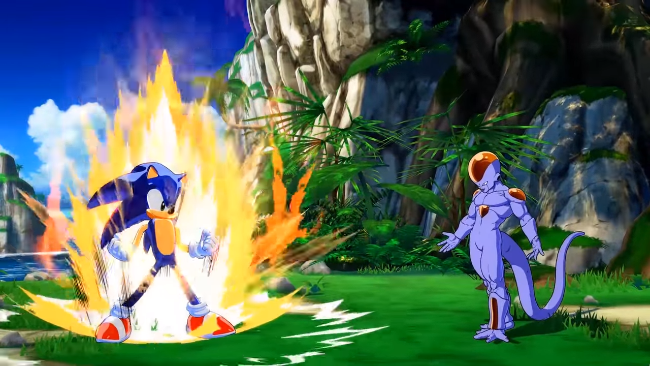 ¿Cómo se vería Sonic en Dragon Ball FighterZ?