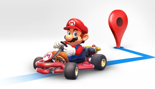 Mario invade Google Maps