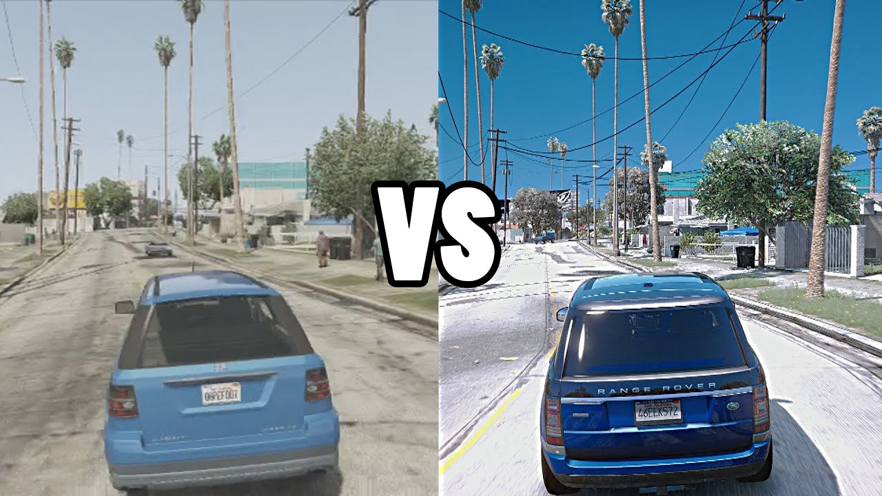 GTA V en xbox 360 vs GTA V en una pc de 10,000 dolares.