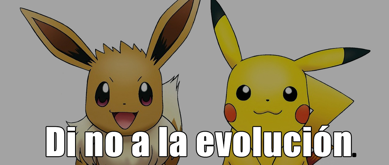 No puedes evolucionar tu Pokemon Inicial en Let’s Go, Pikachu y Let’s Go, Eevee.