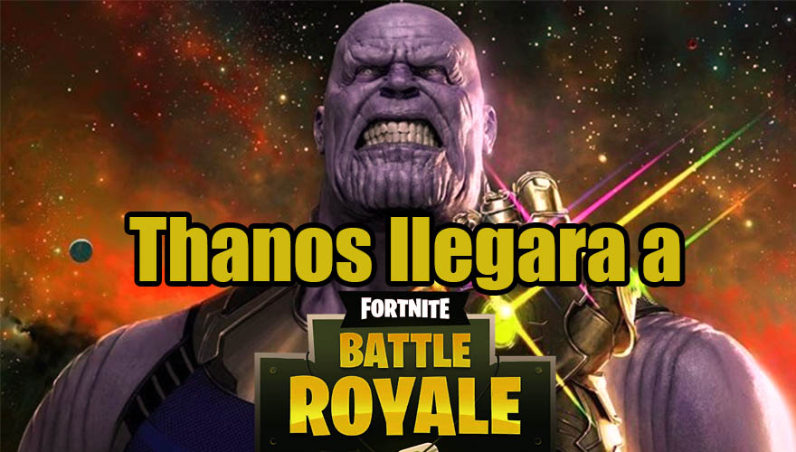 Thanos vendrá a Fortnite en un evento Crossover de Infinity War.