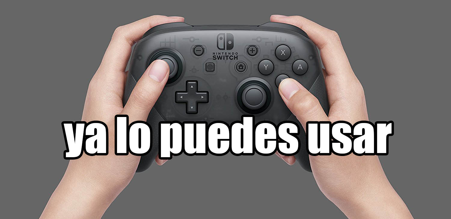 El Nintendo Switch Pro controller ya puede ser usado en STEAM