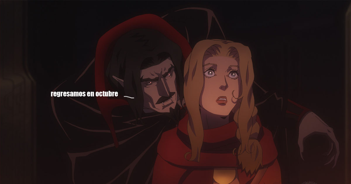 Castlevania la adaptación de Netflix anuncia su segunda temporada para octubre.