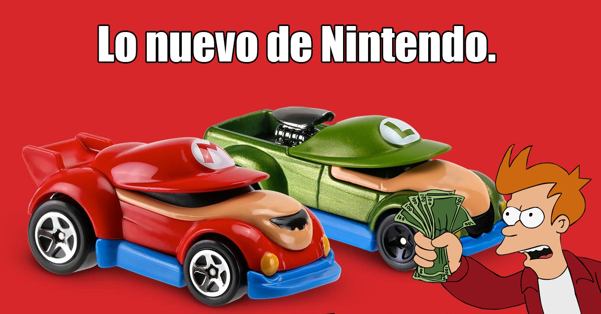 Mario Kart Hot Wheels vendrán el próximo año