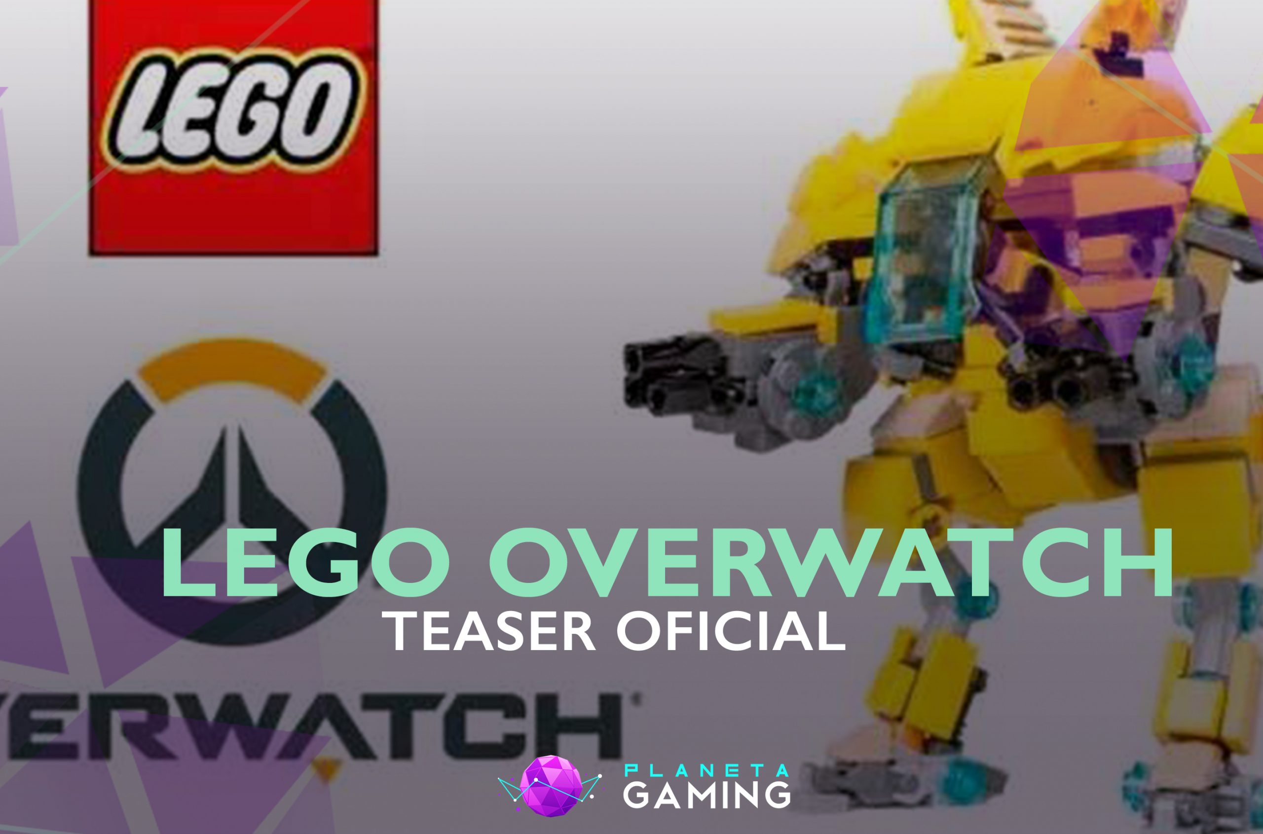 Teaser de las figuras de Lego y Overwatch