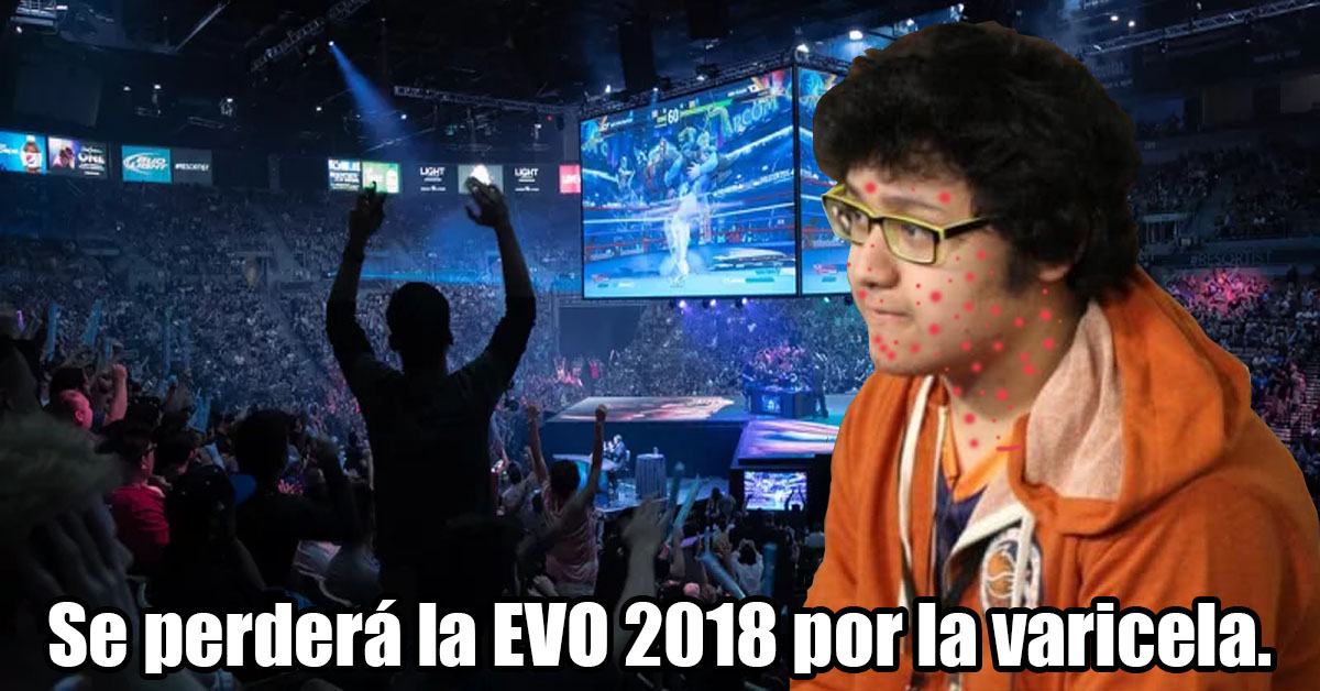 Mkleo el campeón de Smash se perderá EVO 2018 porque le dio varicela.