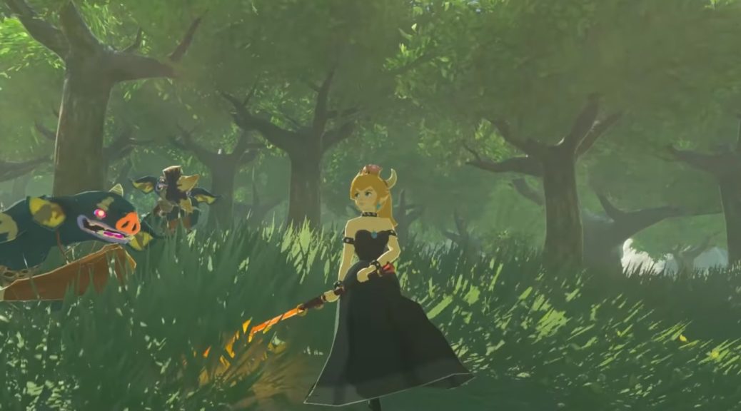 Bowsette llega a The Legend Of Zelda Breath Of The Wild