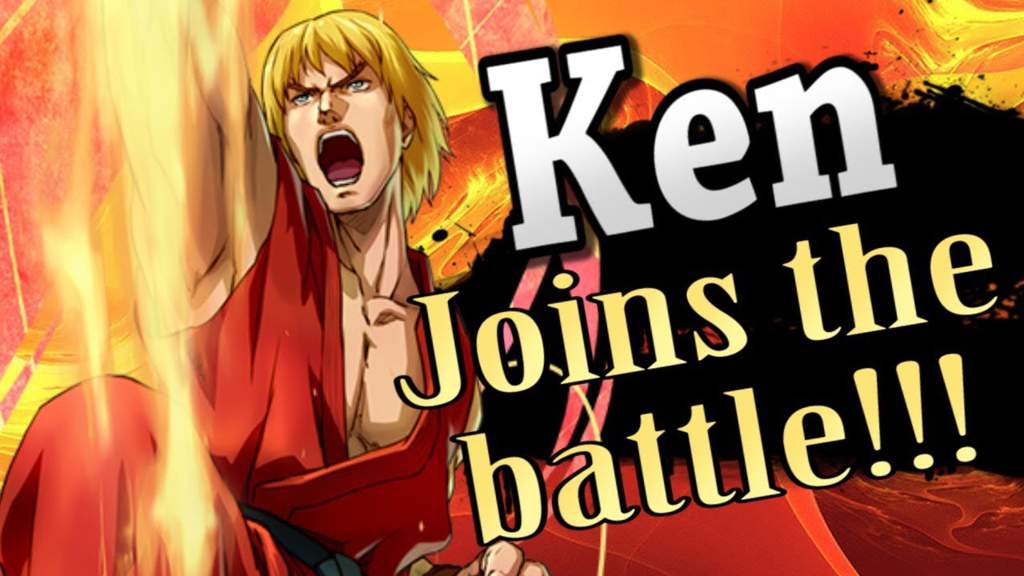 Confirmado Ken para Super Smash Bros. Ultimate.