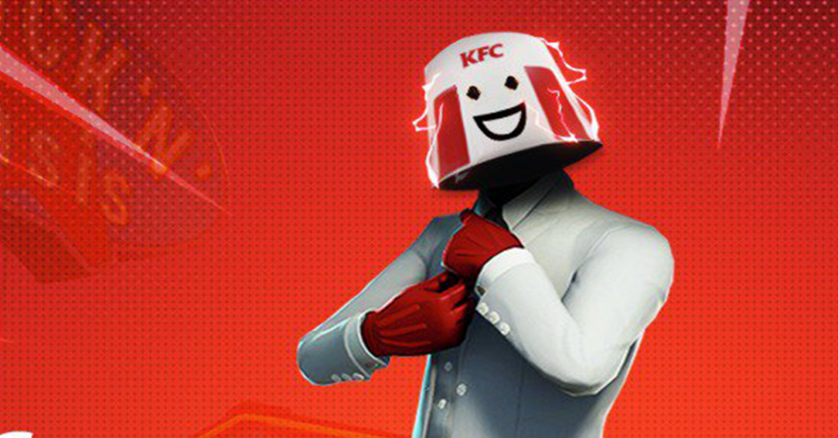 KFC hace un guiño a los usuarios de Fortnite con una hipotética skin