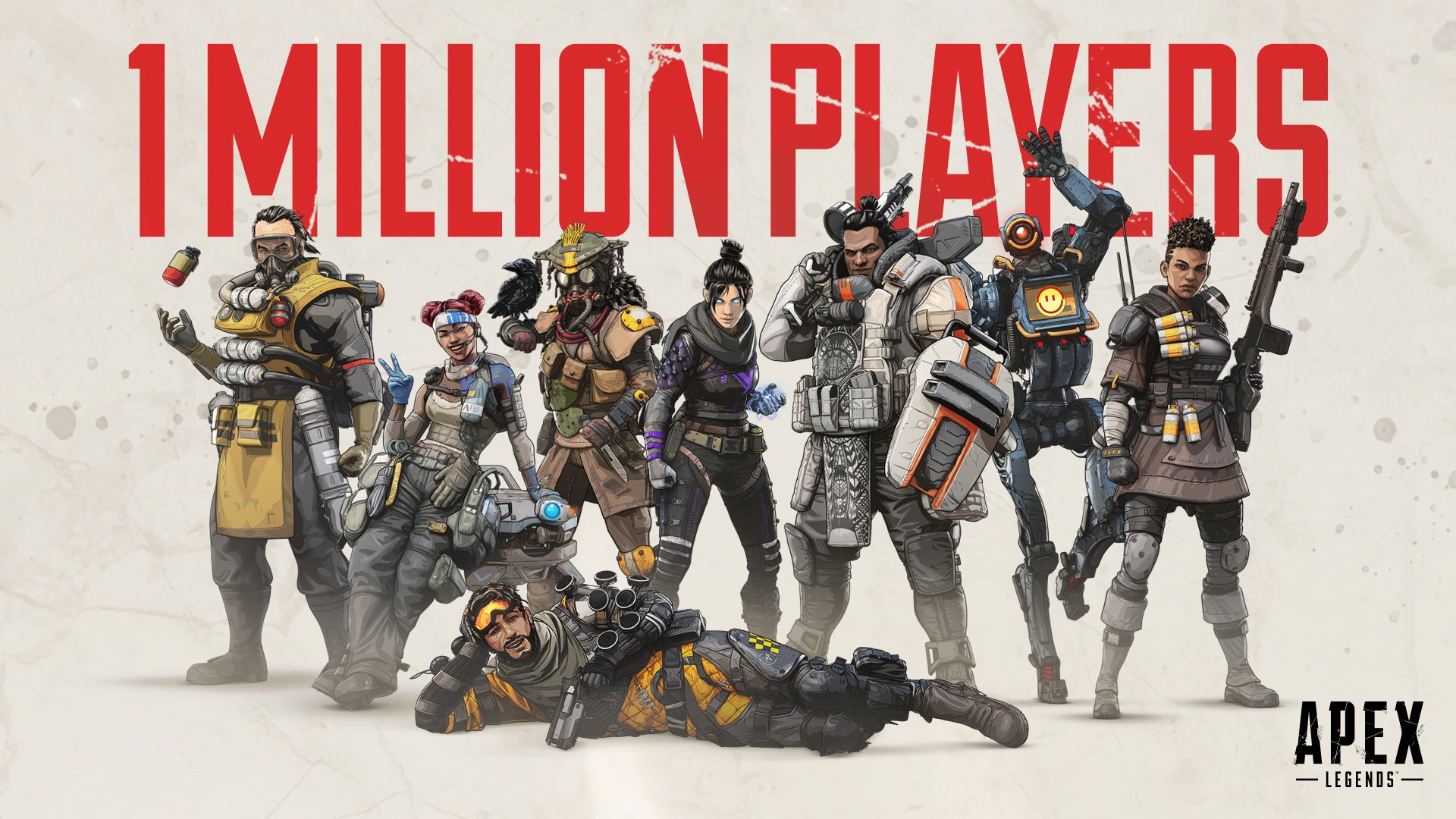 Apex Legends consigue 1 millón de usuarios únicos a solo 8 horas de su lanzamiento.