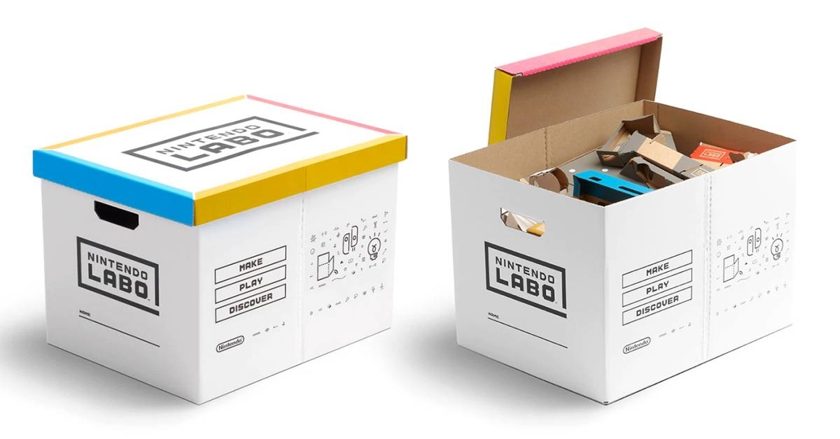 El más reciente anuncio de Nintendo Labo es una caja de cartón para todos nuestros Toy-Con