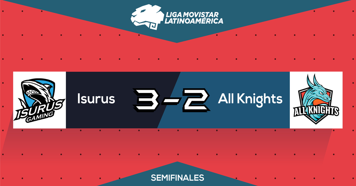Liga Movistar: Isurus Gaming clasifica a la gran final gracias a la desidia de All Knights