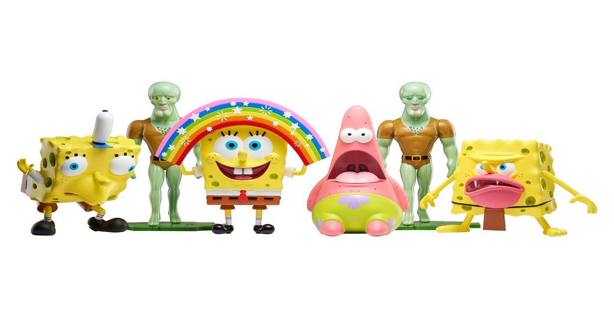 Nickelodeon pone a la venta figuras coleccionables de los memes de Bob Esponja