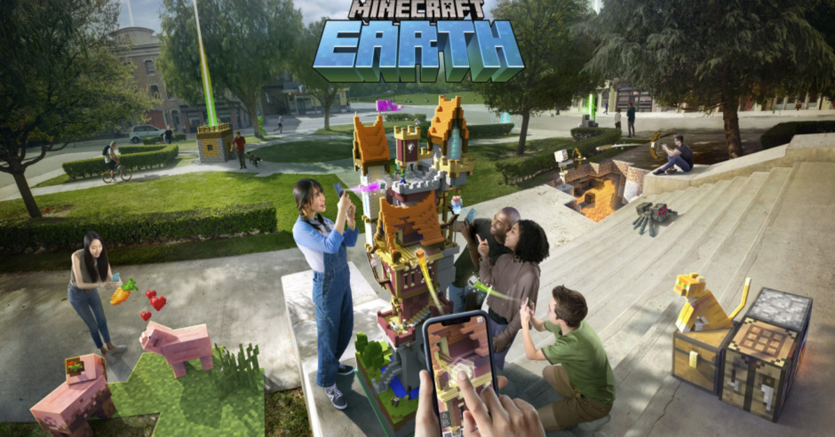 Minecraft Earth es la respuesta de Microsoft a Pokémon Go