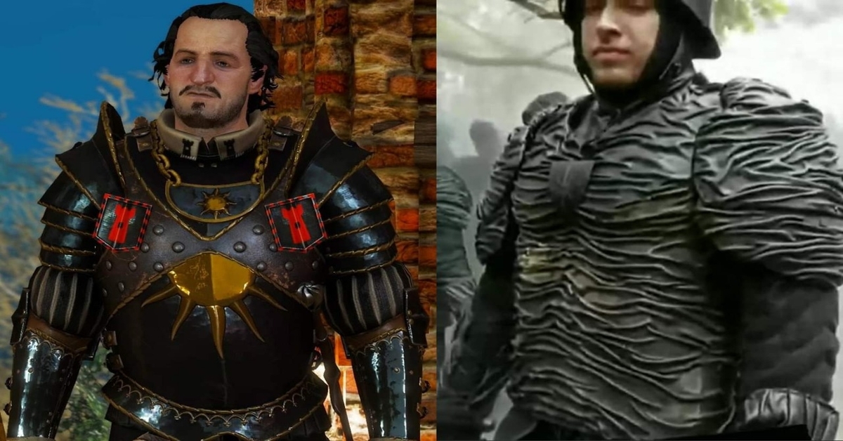 Se filtran imágenes de la armadura de Nilfgaardian en la serie de The Witcher de Netflix