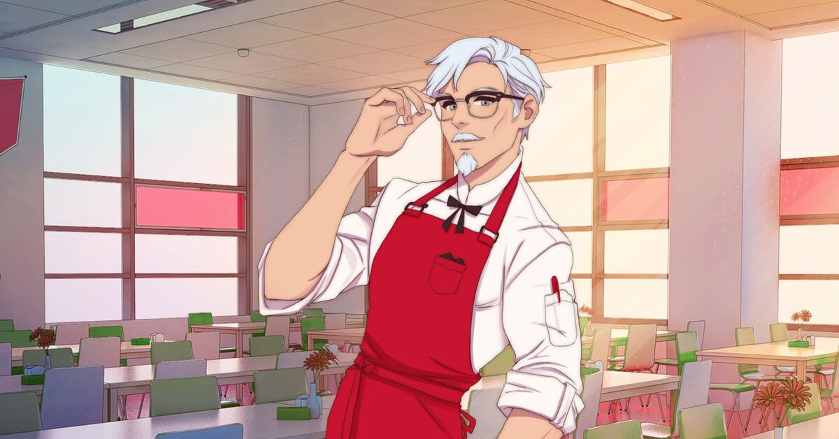 KFC lanzará un dating sim con el Coronel Sanders como protagonista