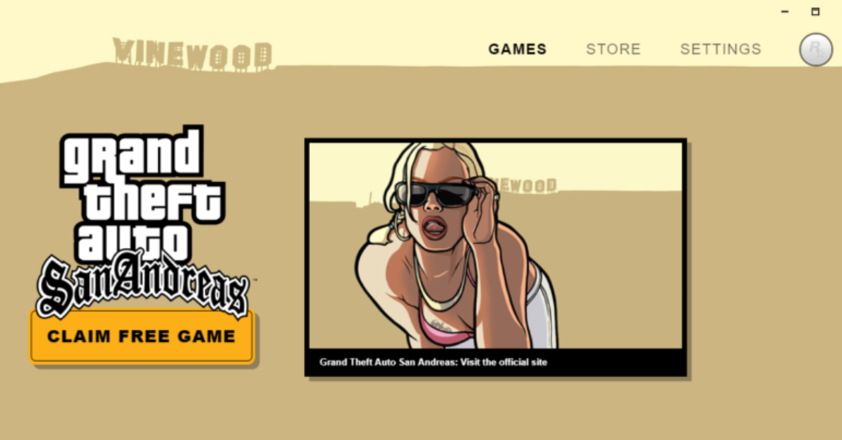 Rockstar Games regala GTA: San Andreas por tiempo limitado si descargas el launcher de su tienda