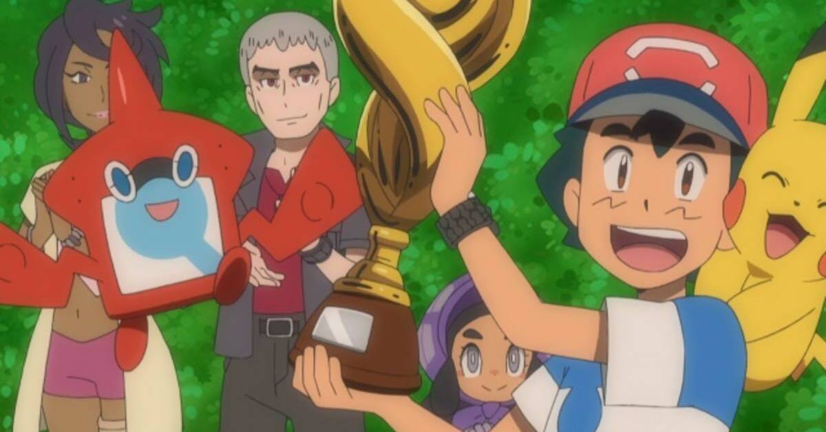 Ash Ketchum wins Pokémon League