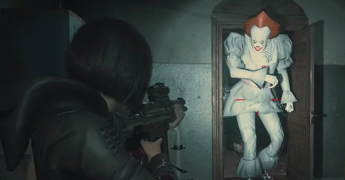 Pennywise, el payaso de It llega a Raccoon City gracias a un mod de Resident Evil 2 Remake