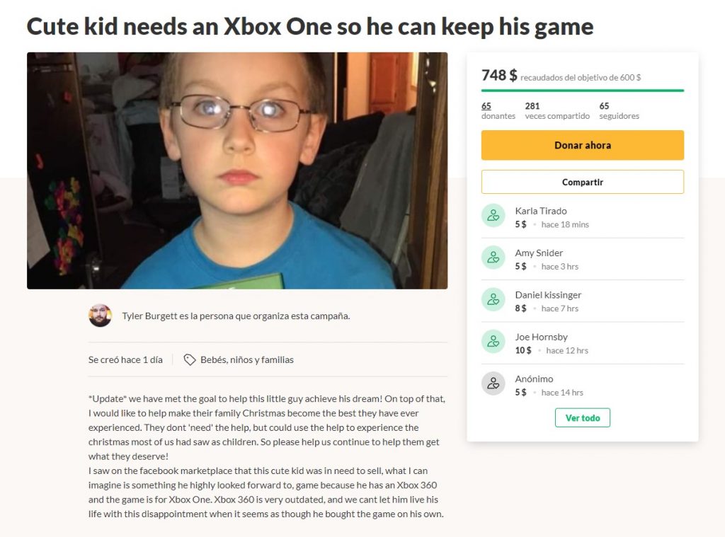 Xbox One kid mistaken game