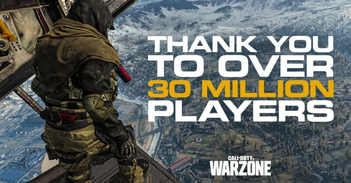 Call of Duty: Warzone 30 millions