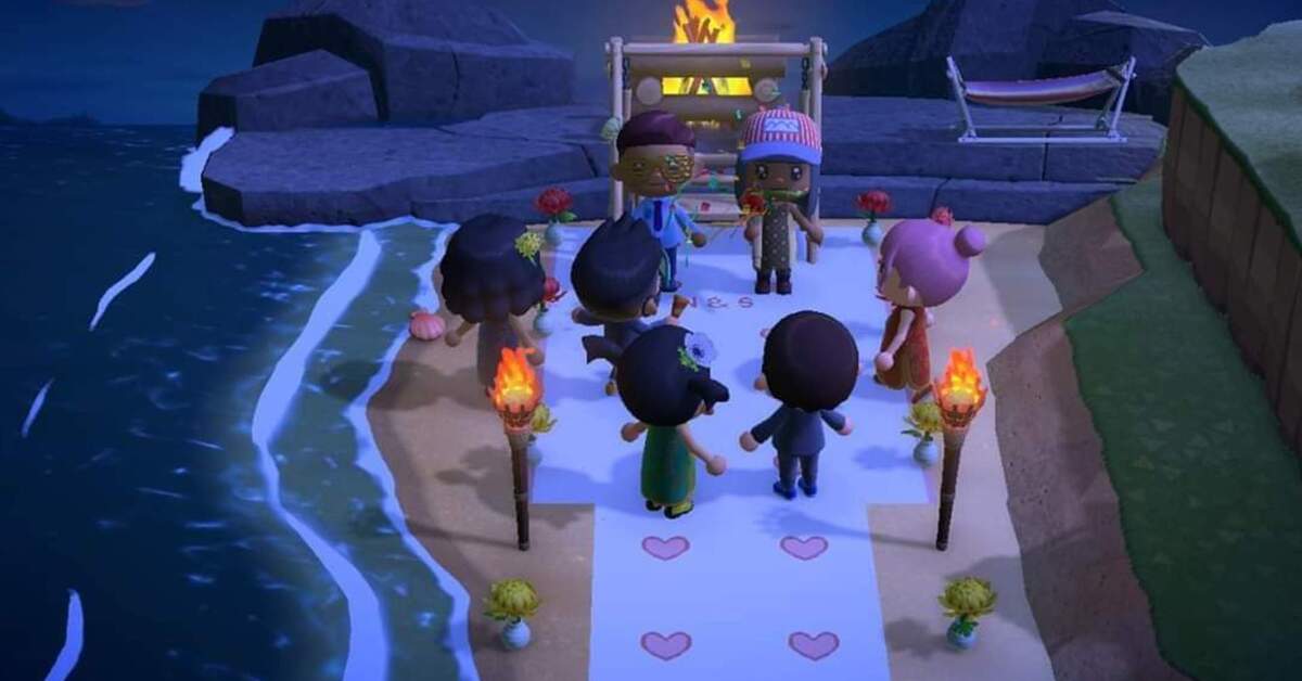Animal Crossing wedding