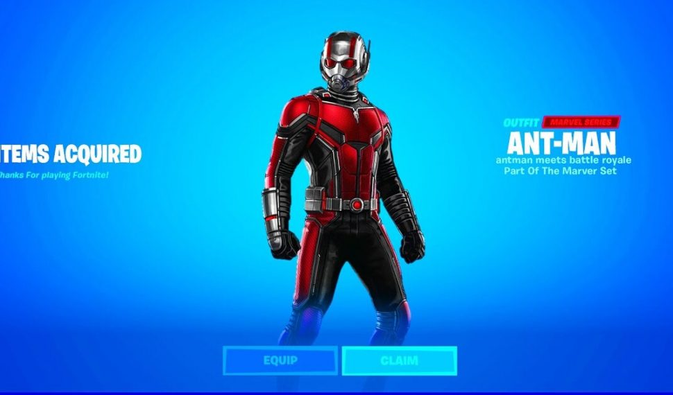 Ant-Man podría llegar a Fortnite para el cierre de la Temporada 5 del Capítulo 2